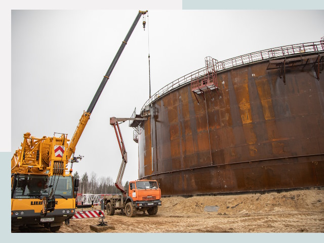 Монтаж резервуаров в изобильном от 623 руб. за м³