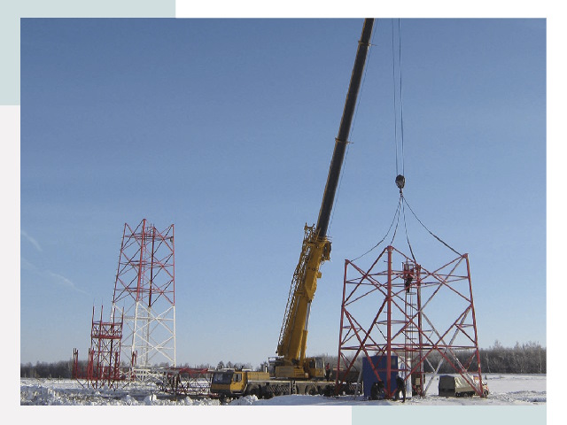 Монтаж вышек связи в изобильном