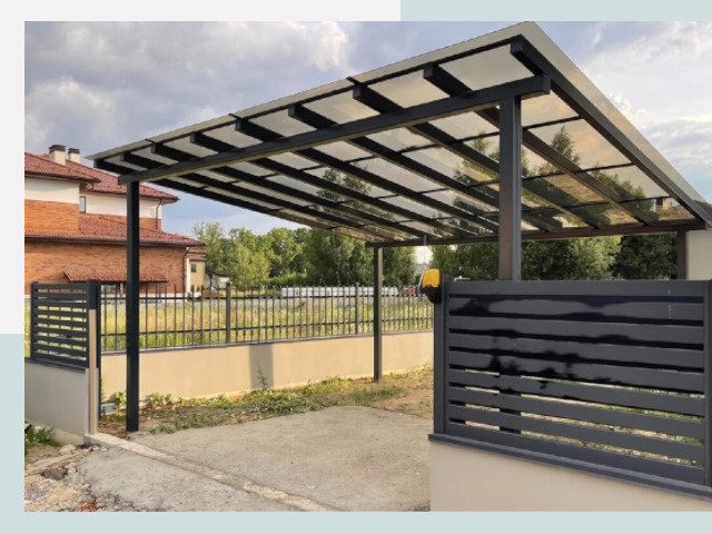 Металлические навесы в Изобильный от 623 руб. за м²