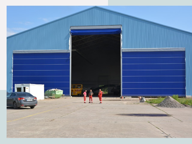 Ангарные ворота в Изобильный от СтальСтрой-Збл по цене 623 руб.