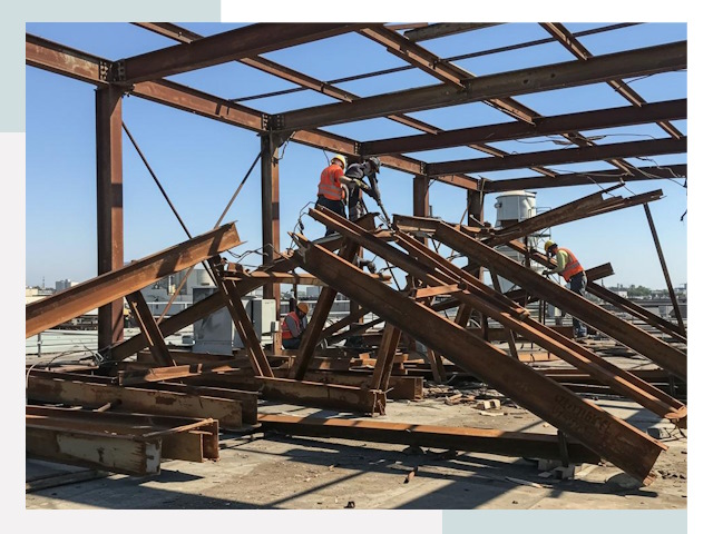 Демонтаж металлоконструкций в изобильном от 623 руб.