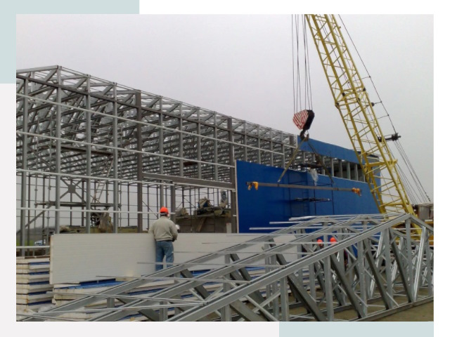 Монтаж ангаров в изобильном