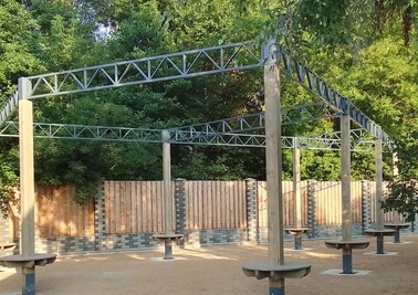 Терраса из металлоконструкций под ключ, проектирование, изготовление и монтаж от СтальСтрой-Збл